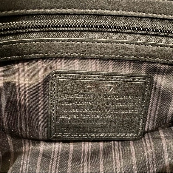 Tumi Leather Laptop Briefcase Beacon Hill Bag. Black Quality Leather. - Picture 10 of 16